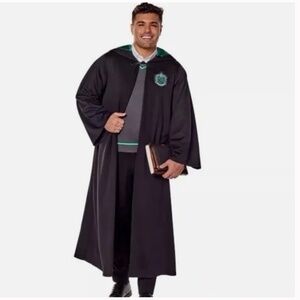 Harry Potter Slytherin Hooded Hogwarts’ Cape Adult One Size Black/Green
